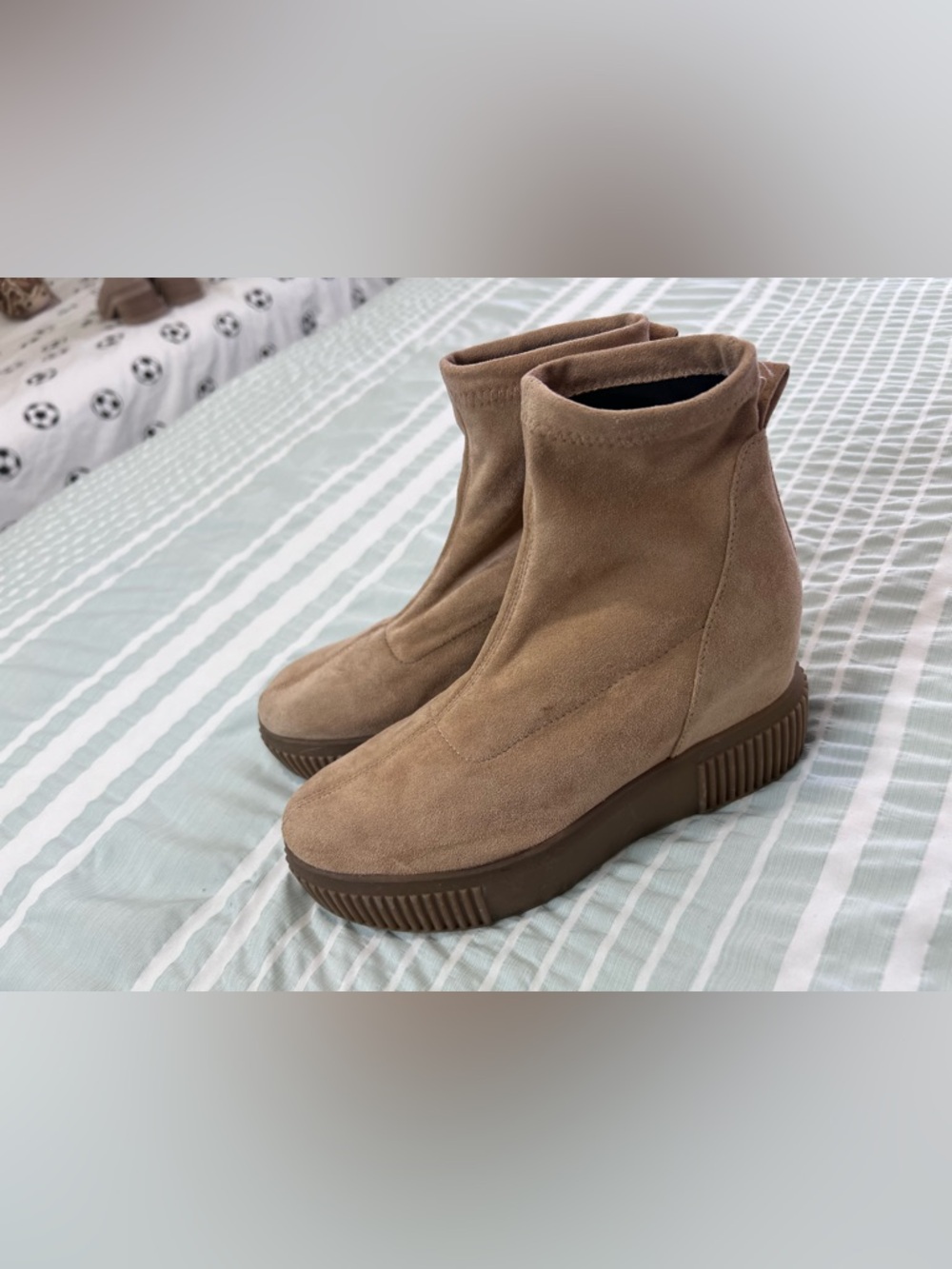 Steve Madden suede Women's Freshly Sneaker shoes size 7 - Picture 2 of 9